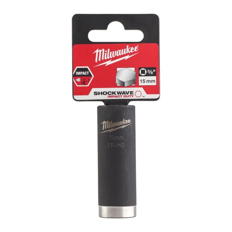 Nasadka udarowa HEX 3/8" długa 15 mm 4932478027 - techniktools