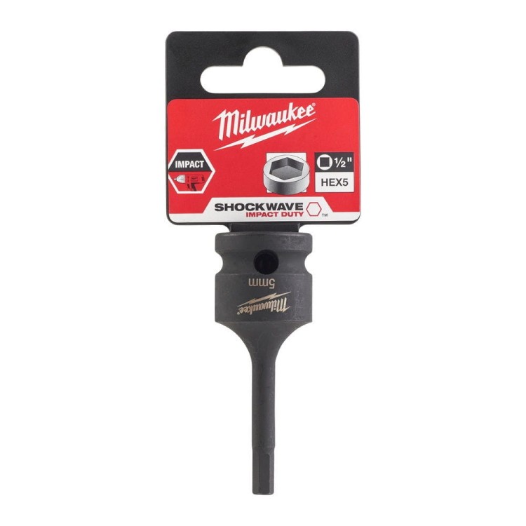 Nasadki udarowe 1/2'' z końcówką bita HEX 4932478063 - techniktools