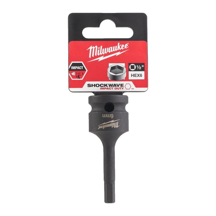 Nasadka udarowa HEX 1/2" z końcówką HEX6 4932478064 - techniktools