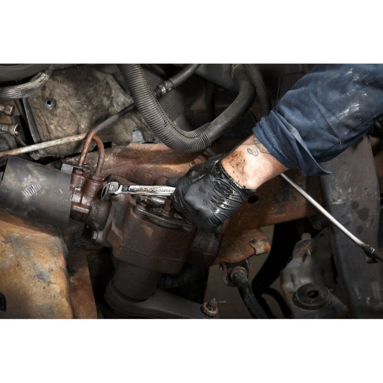 Zestaw kluczy płasko-oczkowych MAXBITE z ruchomą główką grzechotki 4932478557 - techniktools