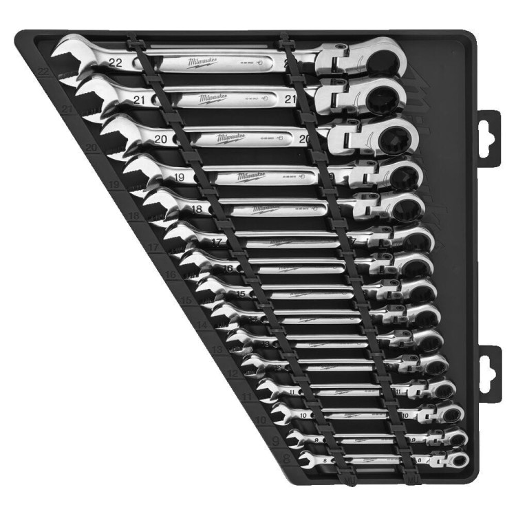 Zestaw kluczy 15szt z ruchomą główką 4932478558 - techniktools