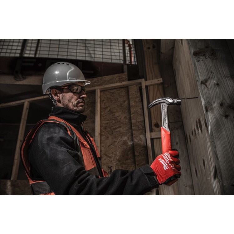 Młotek ciesielski z trzonkiem stalowym, pazur prosty 4932478653 - techniktools