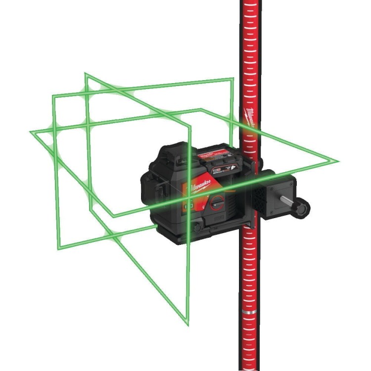 Teleskopowy słup laserowy o długości 3,6 m 4932479205 - techniktools