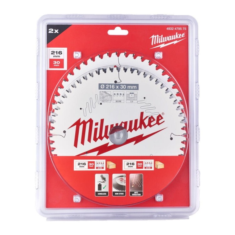 Tarcze 216x30 mm Twinpack 48+60 z. 2 szt 4932479575 - techniktools