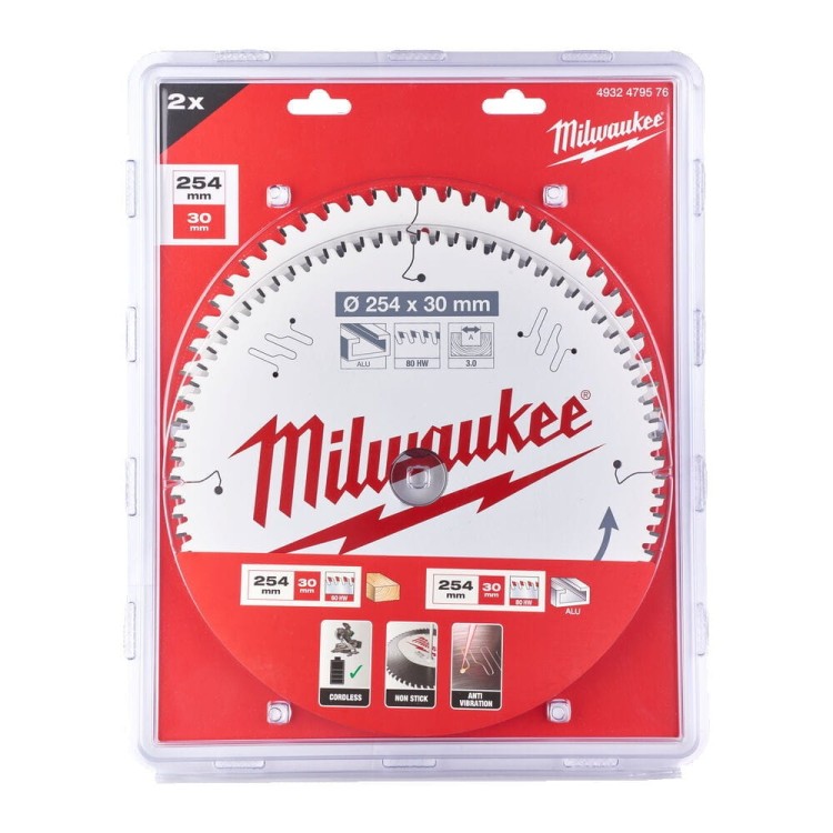 Tarcze 254x30 mm Twinpack 60+80 z. 2 szt 4932479576 - techniktools