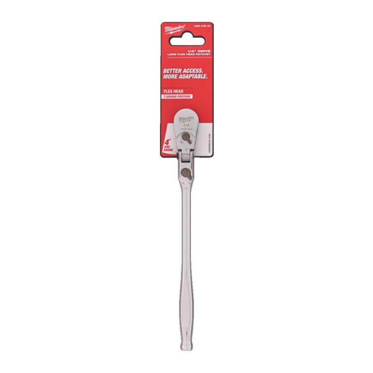 Grzechotka z ruchomą głowicą 1/4'' długa 4932479649 - techniktools