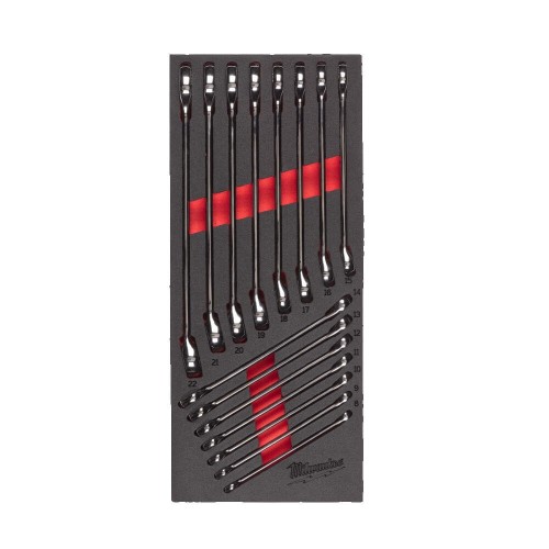 Wkładka piankowa z kluczami płasko-oczkowymi MAXBITE 4932479827 - techniktools