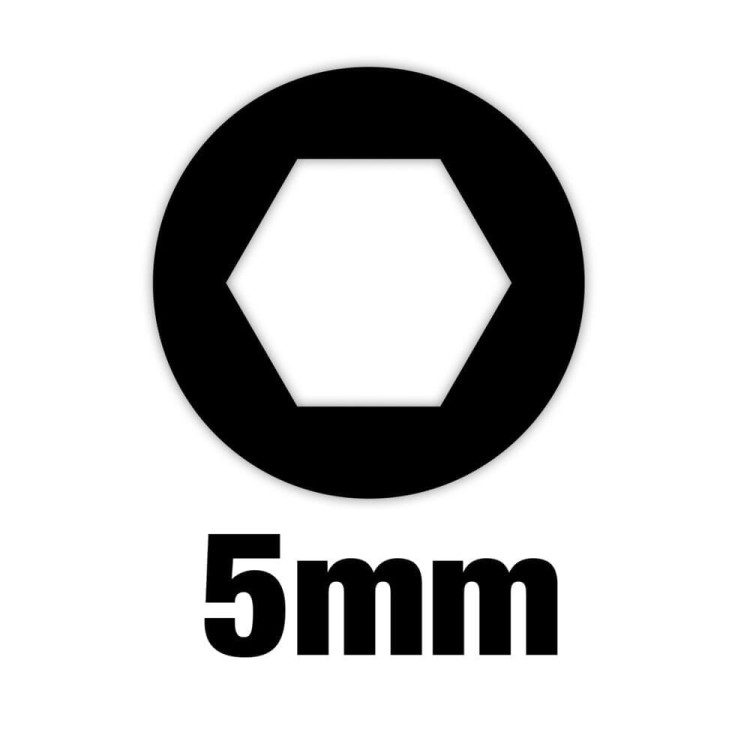 Klucz nasadowy 5 mm - magnetyczny 4932479884 - techniktools