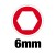 Klucz nasadowy 6 mm - magnetyczny 4932479886 - techniktools