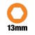 Klucz nasadowy 13 mm - magnetyczny 4932479890 - techniktools