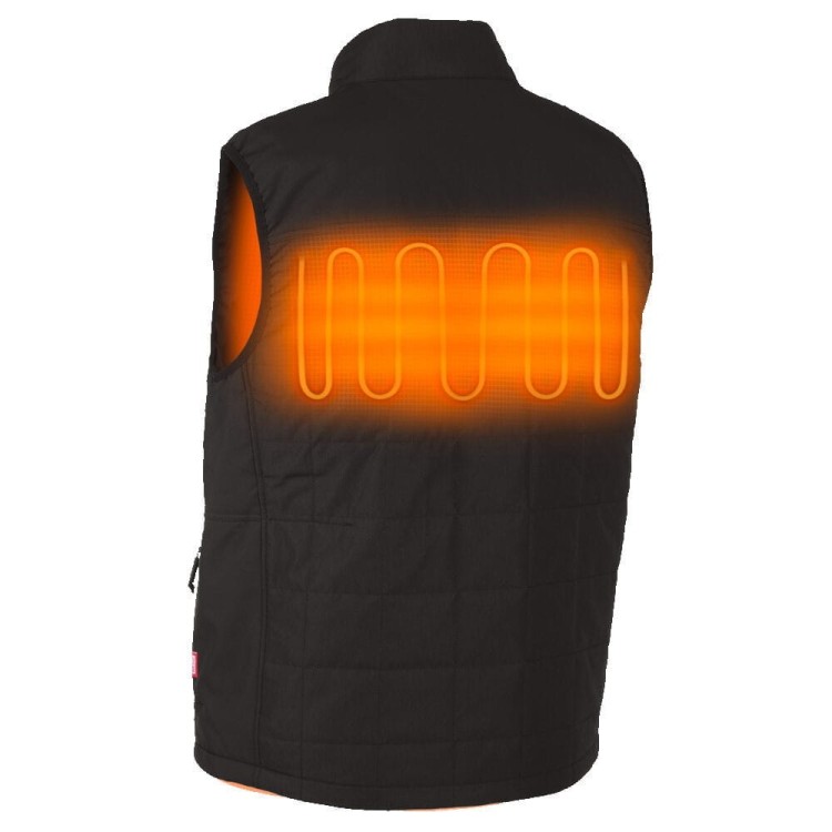 M12 Podgrzewana kamizelka pikowana - czarna 4932480079 - techniktools