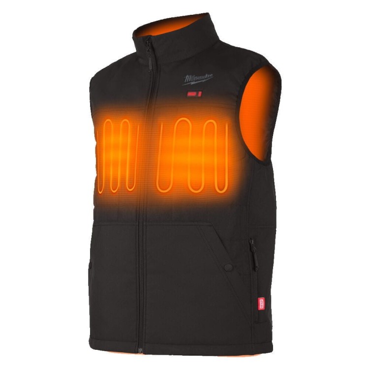 M12 Podgrzewana kamizelka pikowana - czarna 4932480079 - techniktools