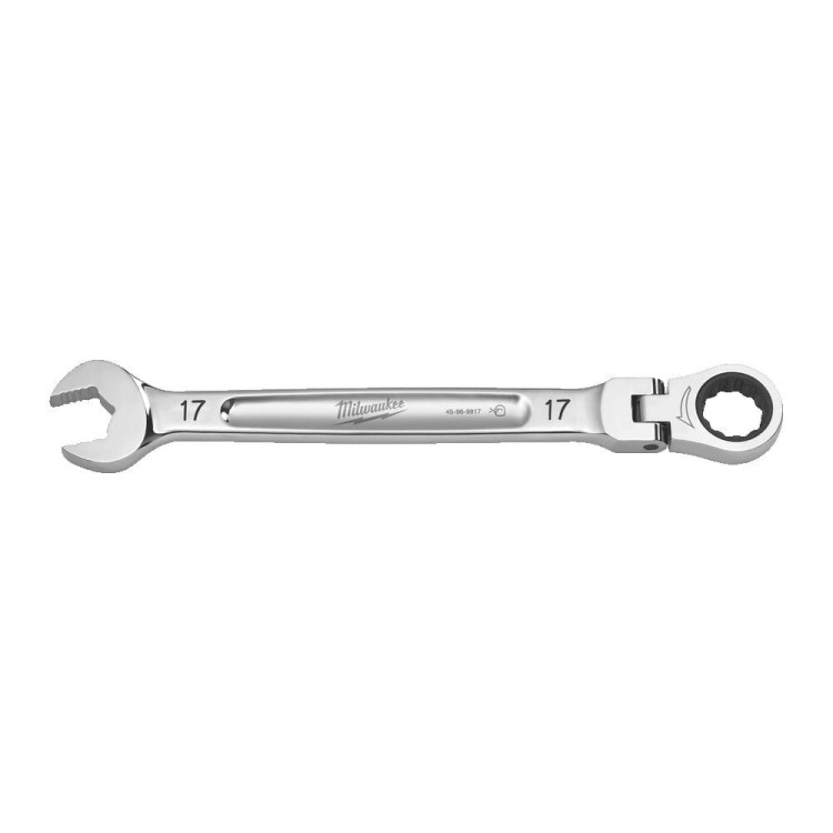 Klucz z ruchomą główką grzechotki 17 mm 4932480190 - techniktools