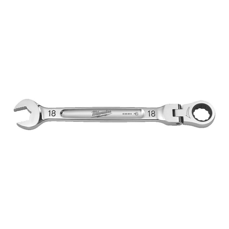 Klucz z ruchomą główką grzechotki 18 mm 4932480191 - techniktools