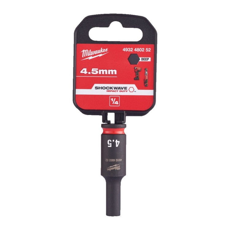 Nasadka udarowa długa SHW 1/4" 4,5mm Hex 4932480252 - techniktools