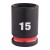 Nasadka udarowa SHW 3/8" 15 mm Hex 4932480272 - techniktools