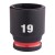 Nasadka udarowa SHW 3/8" 19 mm Hex 4932480276 - techniktools