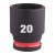 Nasadka udarowa SHW 3/8" 20 mm Hex 4932480277 - techniktools