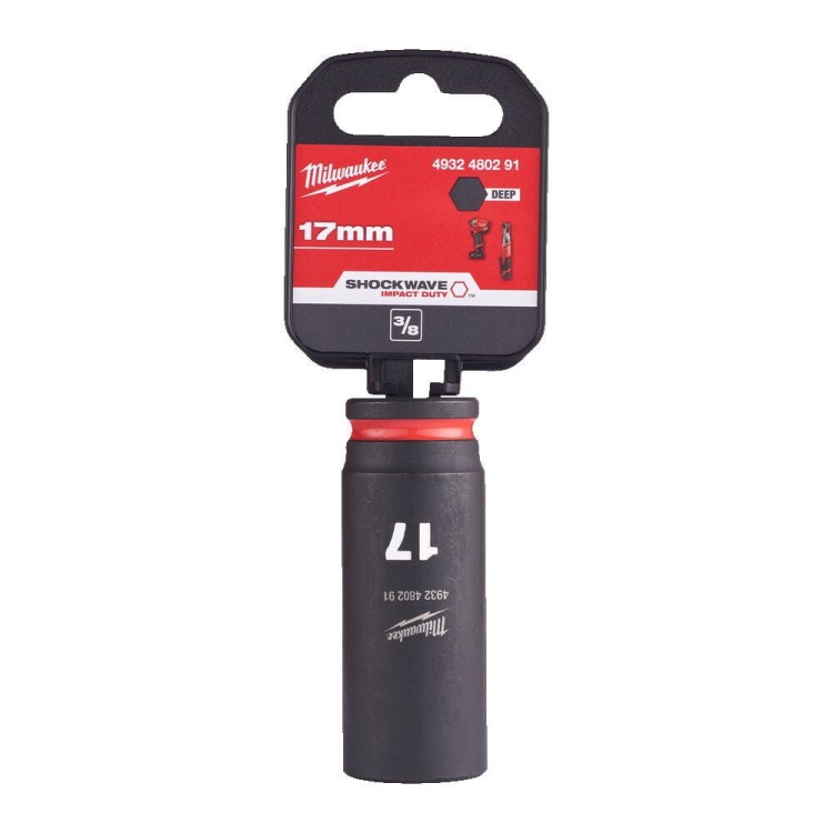 Nasadka udarowa długa SHW 3/8" 17 mm Hex 4932480291 - techniktools