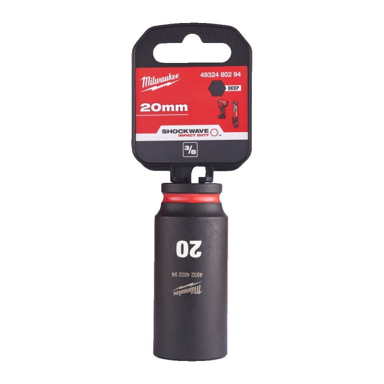 Nasadka udarowa długa SHW 3/8" 20 mm Hex 4932480294 - techniktools