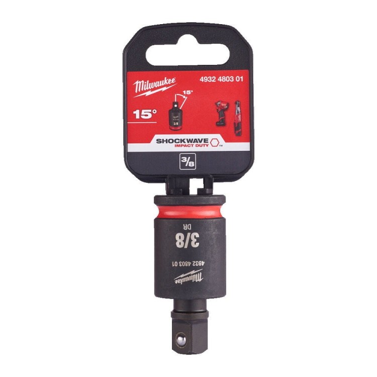 Nasadki udarowe SHOCKWAVE IMPACT DUTY 3/8'' - przeguby do nasadek udarowych 4932480301 - techniktools
