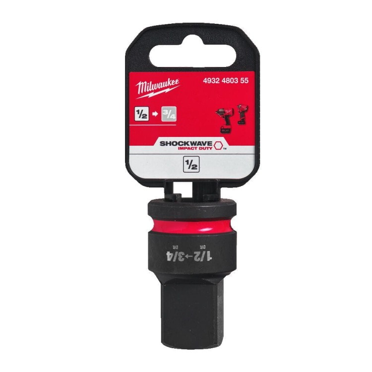 Impact socket adaptor 1/2in to 3/4in-1pc 4932480355 - techniktools