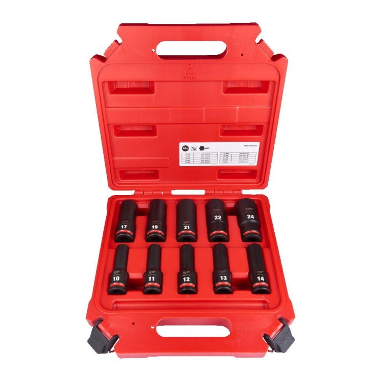 Hex socket ShW 1/2 deep set-10pc 4932480457 - techniktools