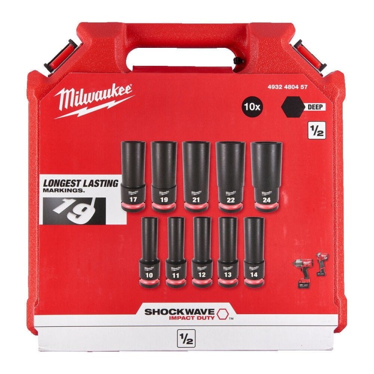 Hex socket ShW 1/2 deep set-10pc 4932480457 - techniktools