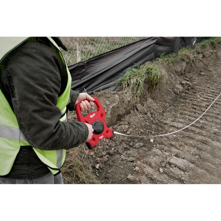 TAŚMA MIERNICZA Z WŁÓKNA SZKL 60M/200FT 48225360 - techniktools