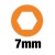 Klucz nasadowy Hollowcore 7 mm 4932492368 - techniktools