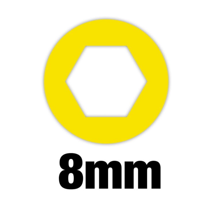 Klucz nasadowy Hollowcore 8 mm 4932492369 - techniktools
