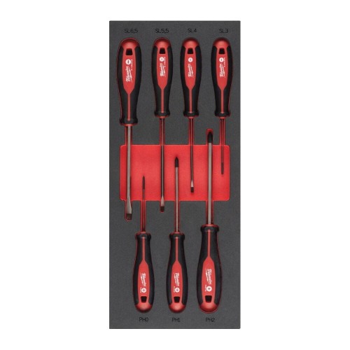 Screwdriver SL + PH Set Foam Insert 7pc 4932492394 - techniktools