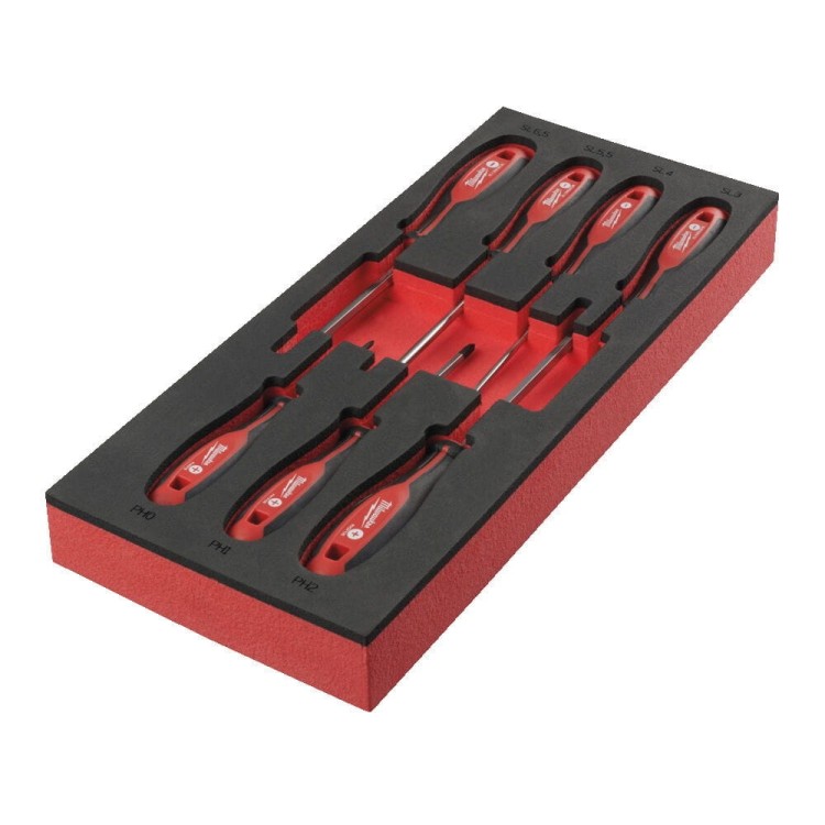 Screwdriver SL + PH Set Foam Insert 7pc 4932492394 - techniktools