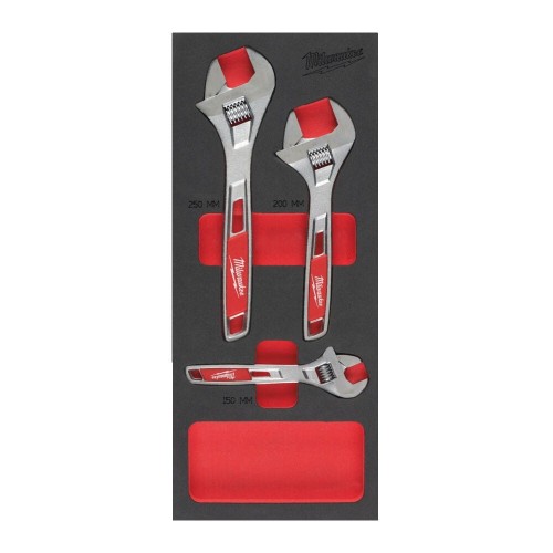 Wkładka piankowa z kluczami nastawnymi 4932492397 - techniktools