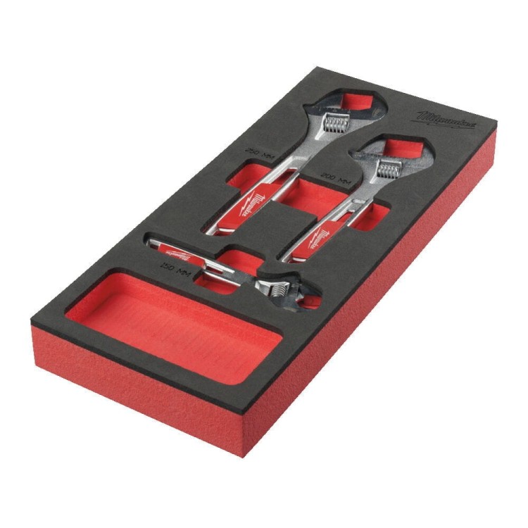 Wkładka piankowa z kluczami nastawnymi 4932492397 - techniktools