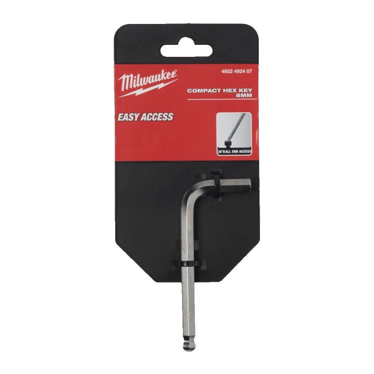 Kompaktowy klucz imbusowy Hex 8mm 4932492407 - techniktools
