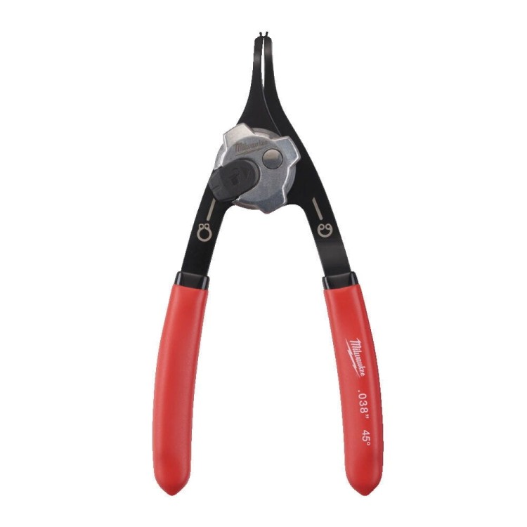 Szczypce do pierścieni Segera 45°, 0,9mm 4932492488 - techniktools