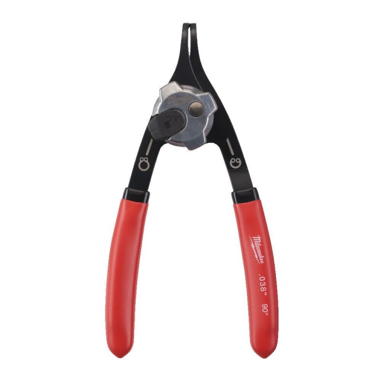 Szczypce do pierścieni Segera 90°, 0,9mm 4932492489 - techniktools