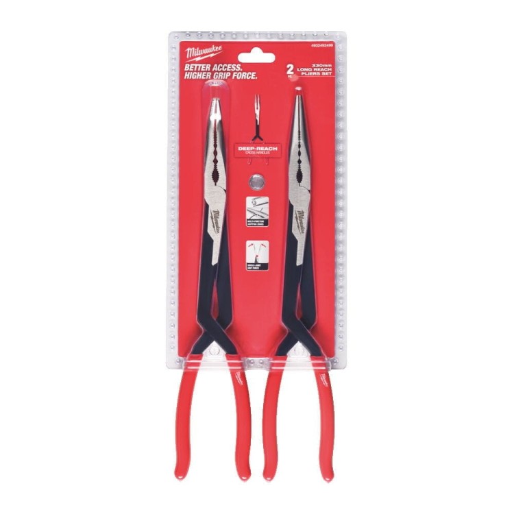 Szczypce wydłużone - zestaw proste i 45° 4932492499 - techniktools