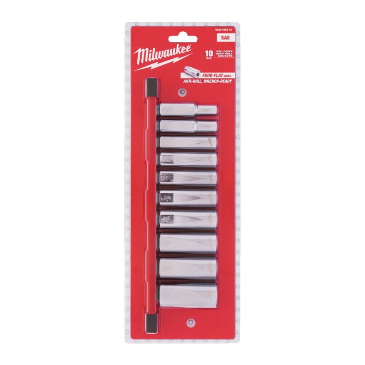 Zestaw nasadek imper długich 3/8'' 10 szt 4932492510 - techniktools