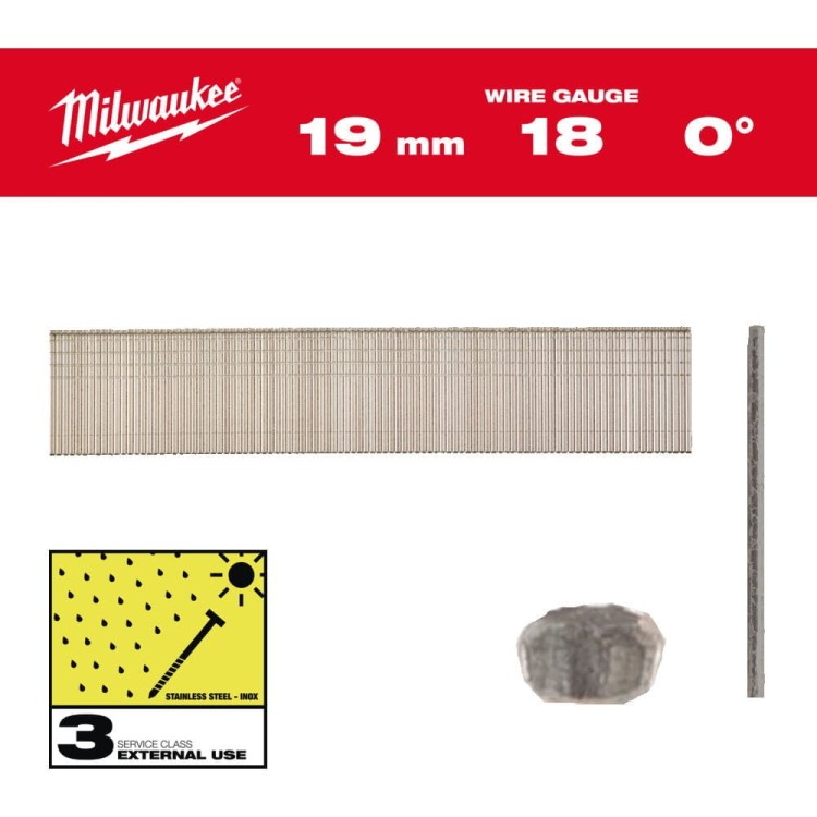 Sztyft Inox 18G/19mm-10000 szt-M18FN18GS 4932492558 - techniktools