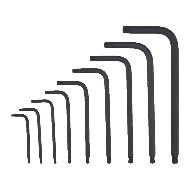 Kompaktowy zestaw kluczy torx w kształcie litery L 4932492703 - techniktools
