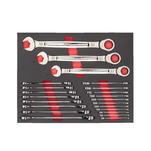 Wkładka z klucz płaskooczk z grze 22 szt. 4932493248 - techniktools