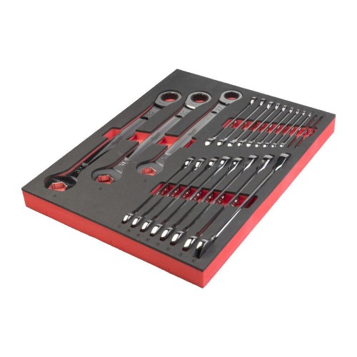 Wkładka z klucz płaskooczk z grze 22 szt. 4932493248 - techniktools