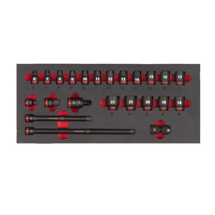 Wkładka na nasadki udar3/8"krótkie 23szt 4932493388 - techniktools