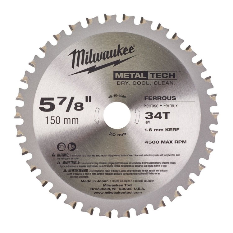 Tarcza do metalu 150x20x1,6x34 48404080 - techniktools