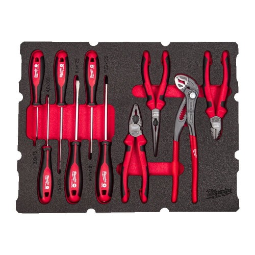 Wkładka piankowa do szuflad PACKOUT z wkrętakami i szczypcami (10 szt.) 4932493638 - techniktools