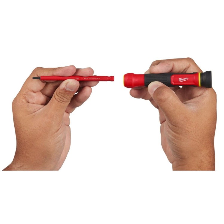 Insulated Precision Multi-Bit Screwdriver 4932493659 - techniktools