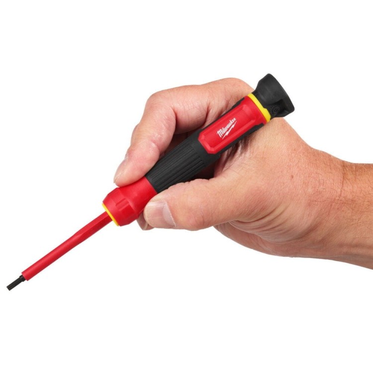 Insulated Precision Multi-Bit Screwdriver 4932493659 - techniktools