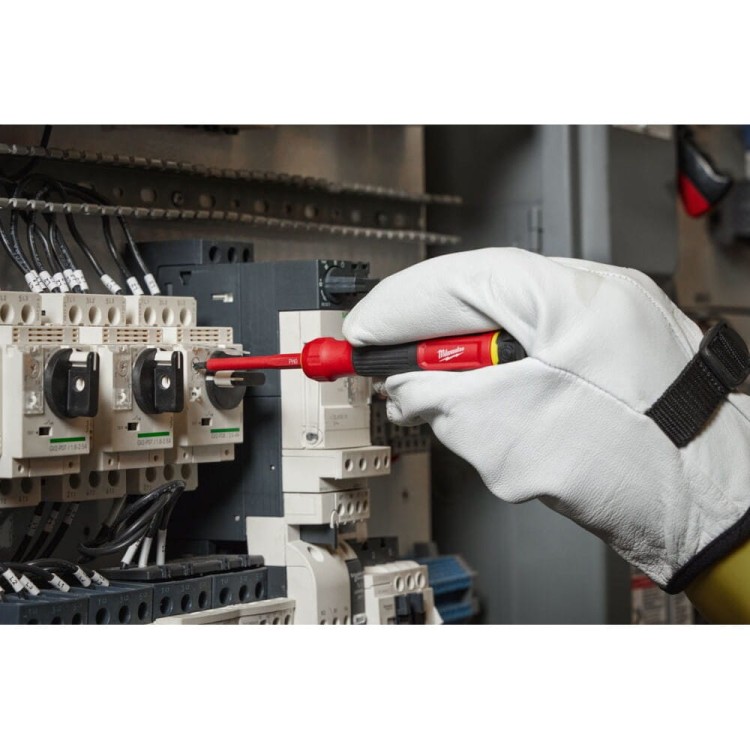 Insulated Precision Multi-Bit Screwdriver 4932493659 - techniktools